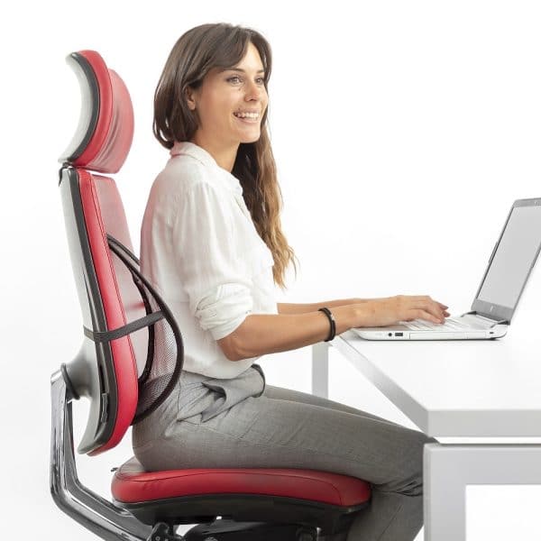 Backonfy stol lændestøtte - åndbar, ergonomisk og let